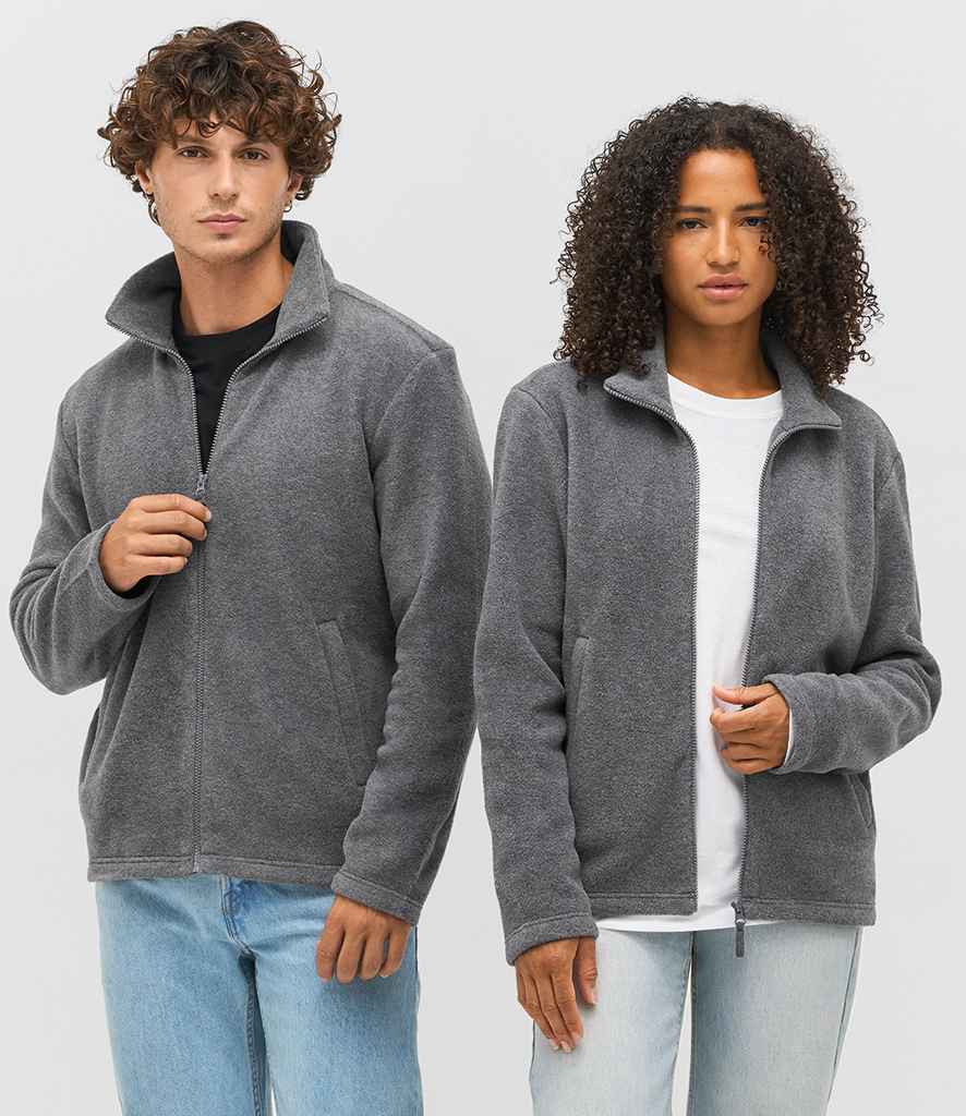 SOL'S unisex nitro micro fleece jacket - charcoal (04759)