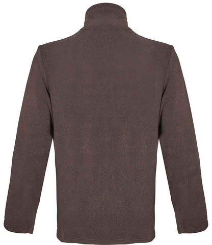 SOL'S unisex nitro micro fleece jacket - dark chocolate (04759)
