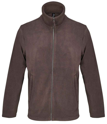 SOL'S unisex nitro micro fleece jacket - dark chocolate (04759)