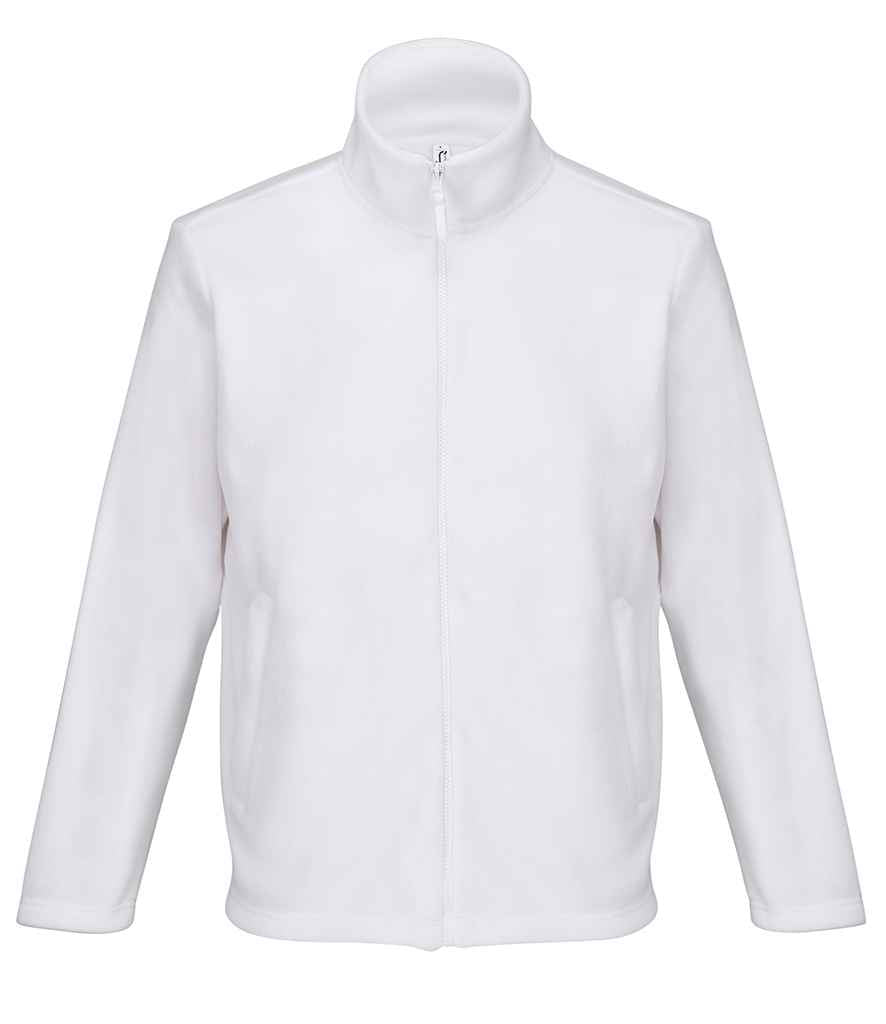 SOL'S unisex nitro micro fleece jacket - white (04759)