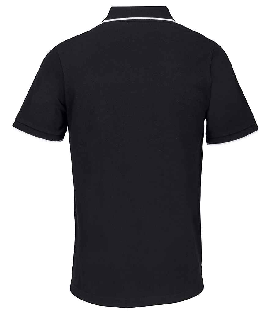 SOL'S unisex palermo polo shirt - black/white (04769)