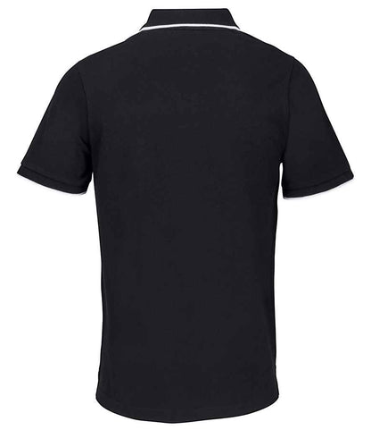SOL'S unisex palermo polo shirt - black/white (04769)