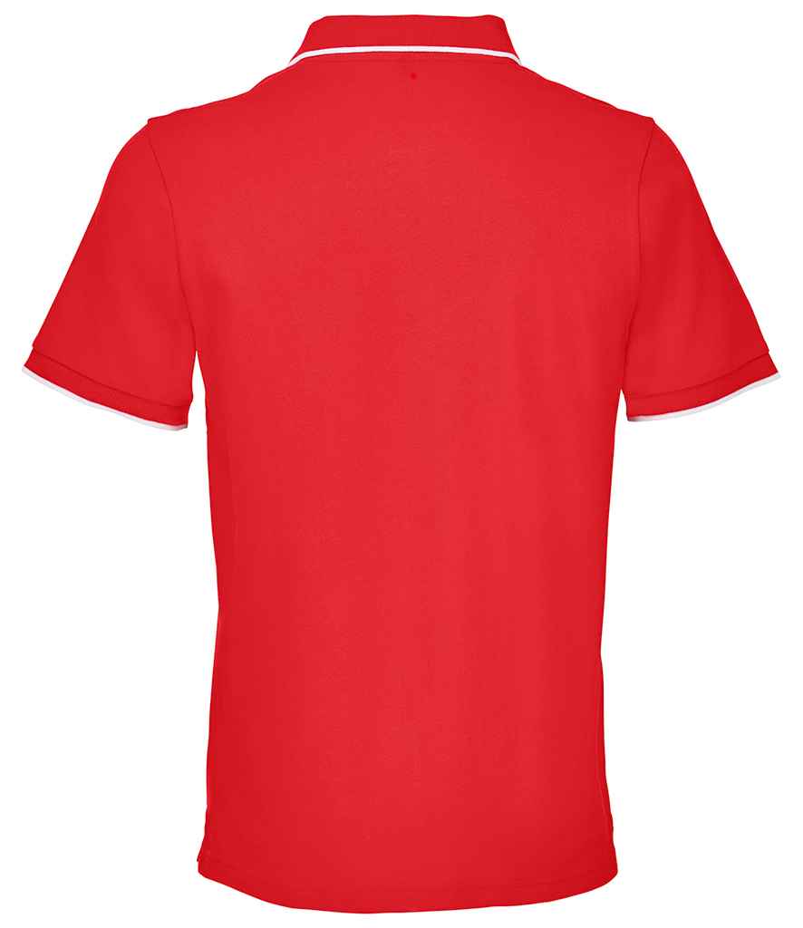 SOL'S unisex palermo polo shirt - bright red/white (04769)