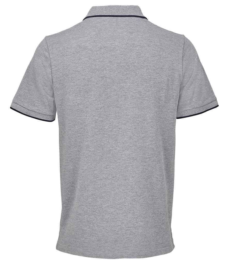 SOL'S unisex palermo polo shirt - grey marl/french navy (04769)