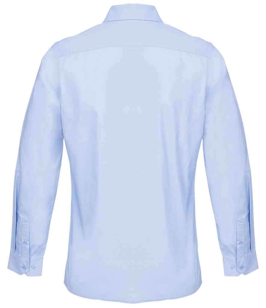 SOL'S bailey long sleeve poplin shirt - sky blue (04770)