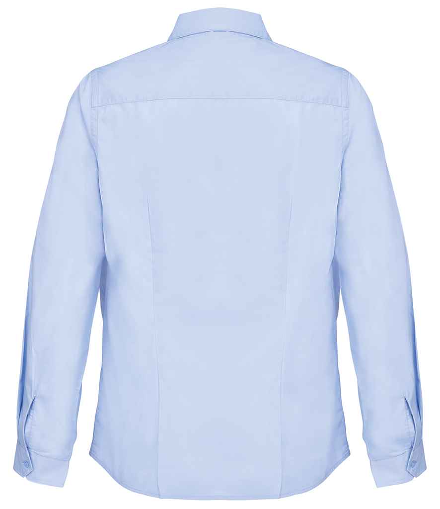 SOL'S ladies bailey long sleeve poplin shirt - sky blue (04771)