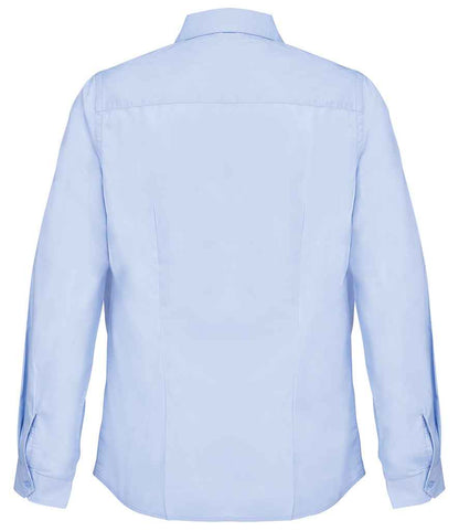 SOL'S ladies bailey long sleeve poplin shirt - sky blue (04771)