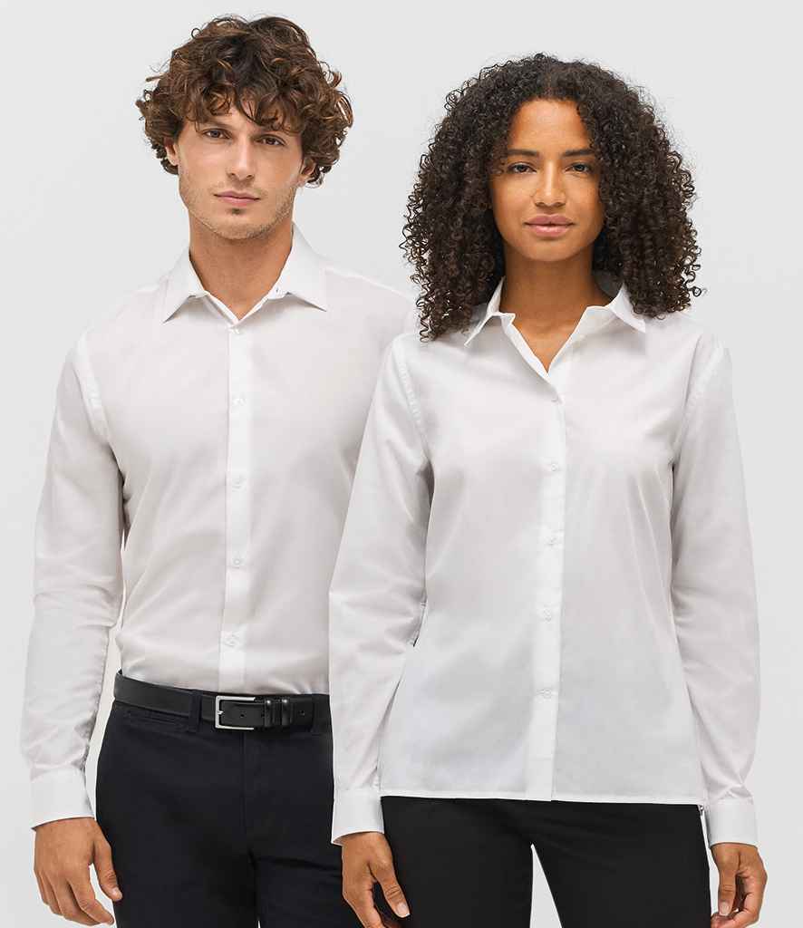 SOL'S ladies bailey long sleeve poplin shirt - white (04771)