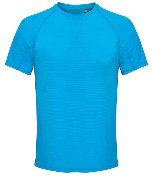 SOL'S vortex ripstop performance t-shirt - aqua (04787)