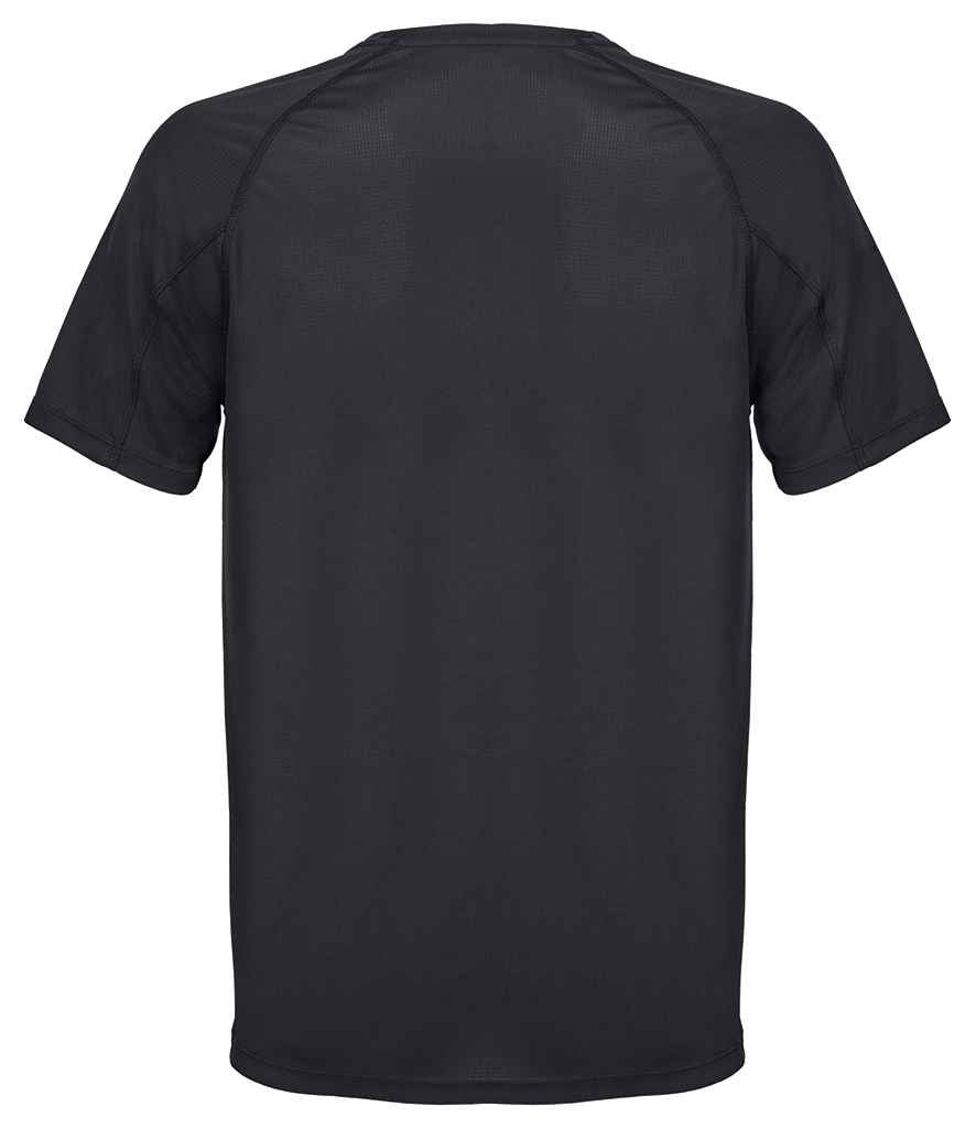 SOL'S vortex ripstop performance t-shirt - black (04787)