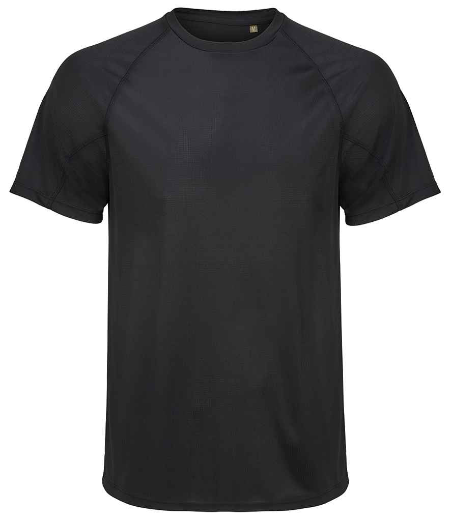 SOL'S vortex ripstop performance t-shirt - black (04787)
