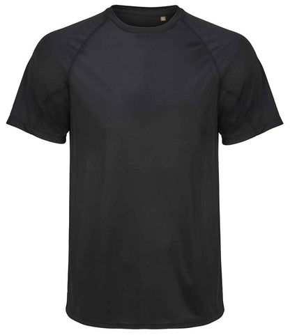 SOL'S vortex ripstop performance t-shirt - black (04787)