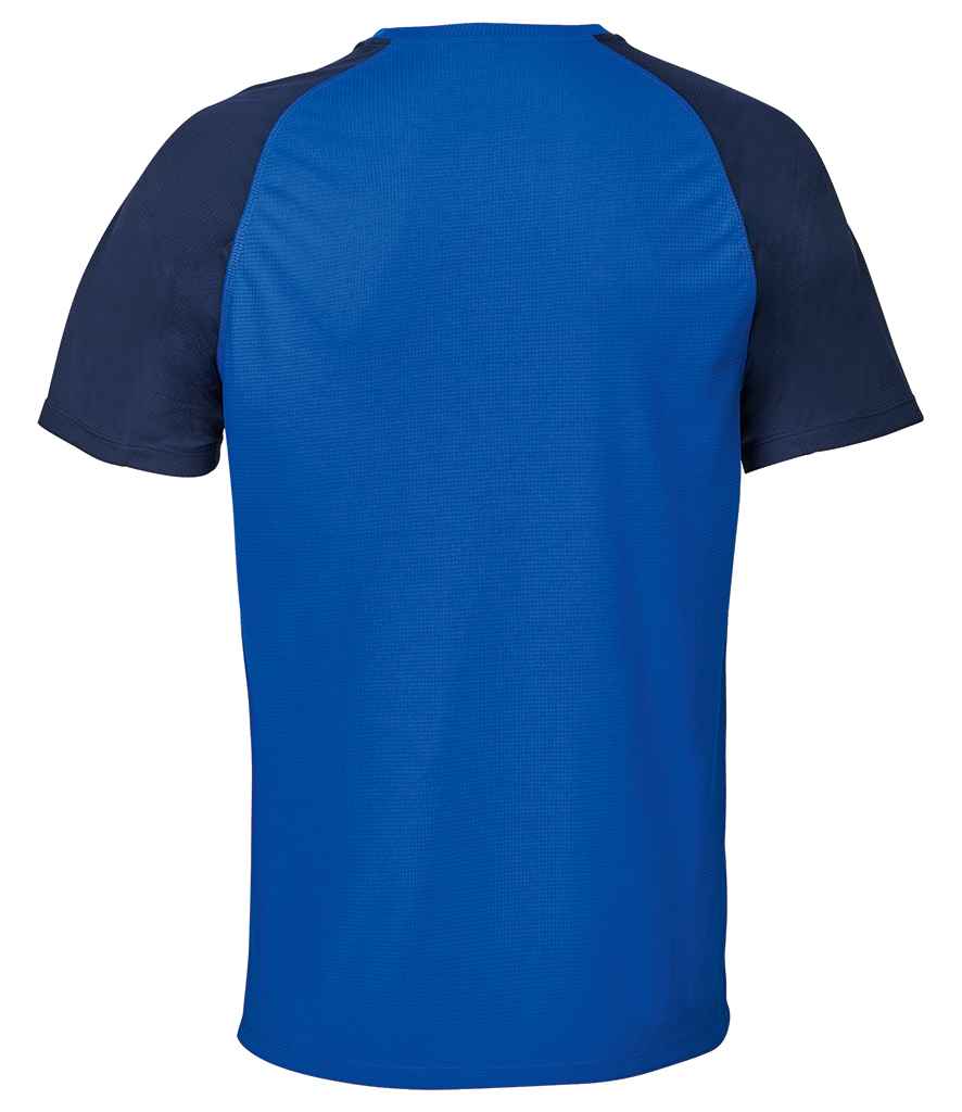 SOL'S vortex ripstop performance t-shirt - french navy/royal blue (04787)