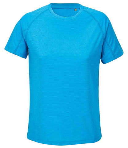 SOL'S ladies vortex ripstop performance t-shirt - aqua (04788)