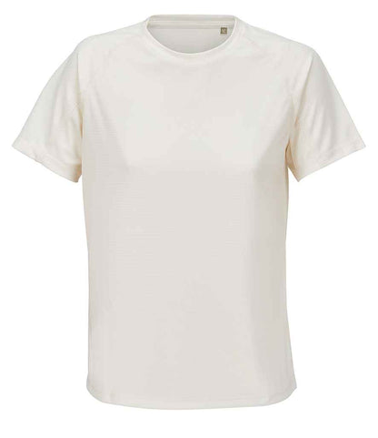 SOL'S ladies vortex ripstop performance t-shirt - off white (04788)