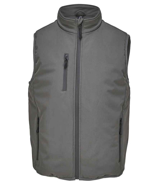 SOL'S unisex falcon padded bodywarmer - charcoal (04809)