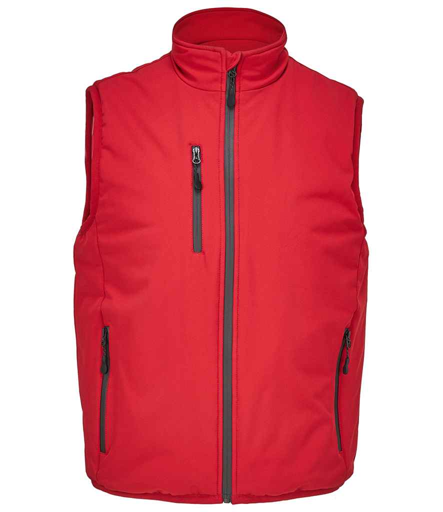 SOL'S unisex falcon padded bodywarmer - pepper red (04809)