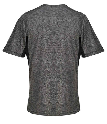 SOL'S unisex storm performance t-shirt - black marl/black (04810)