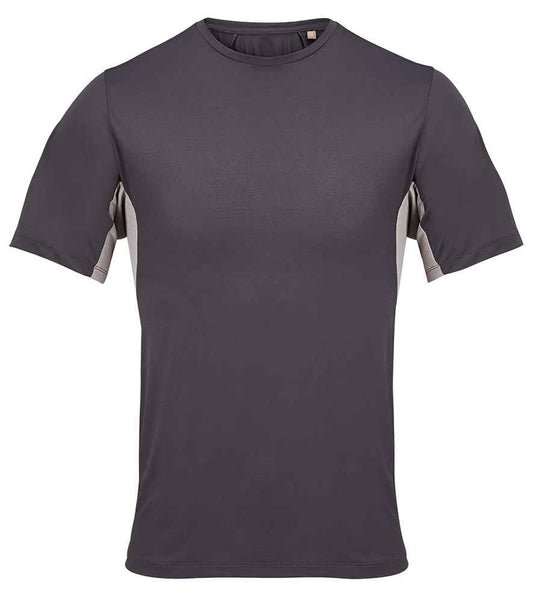 SOL'S unisex storm performance t-shirt - dark grey/light grey (04810)