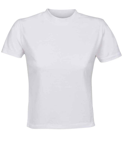 SOL'S ladies lilia low crop t-shirt - white (04811)