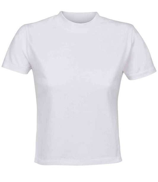 SOL'S ladies lilia low crop t-shirt - white (04811)