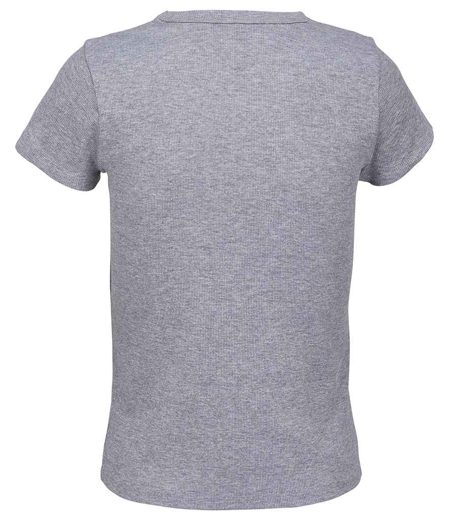 SOL'S ladies sara t-shirt - light grey marl (04814)