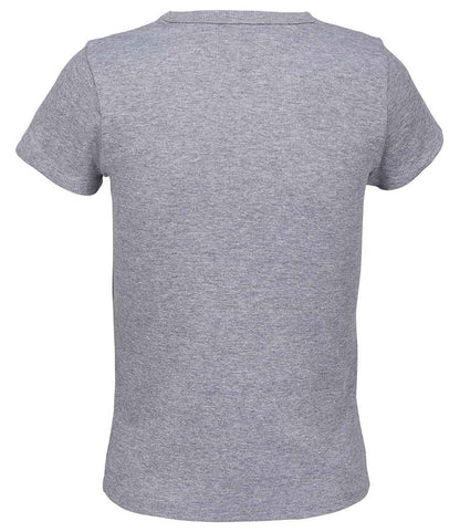 SOL'S ladies sara t-shirt - light grey marl (04814)