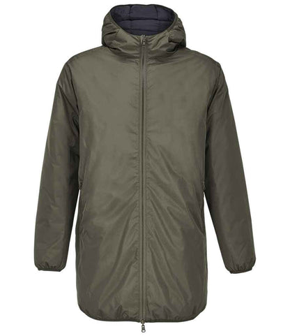 SOL'S unisex reverse parka jacket - army (04815)
