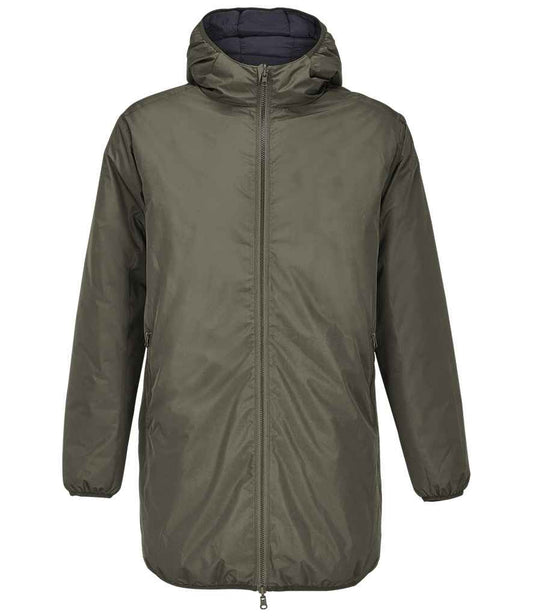 SOL'S unisex reverse parka jacket - army (04815)