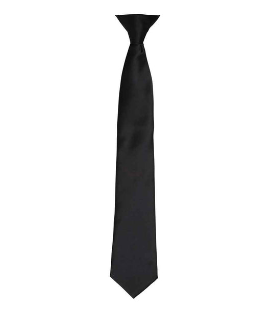 Premier 'Colours' Satin Clip Tie - FRONT