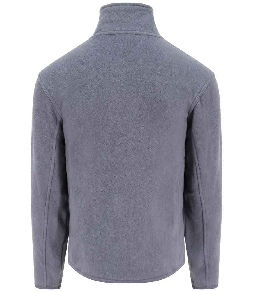 Pro RTX Pro Micro Fleece Jacket - Solid Grey - back