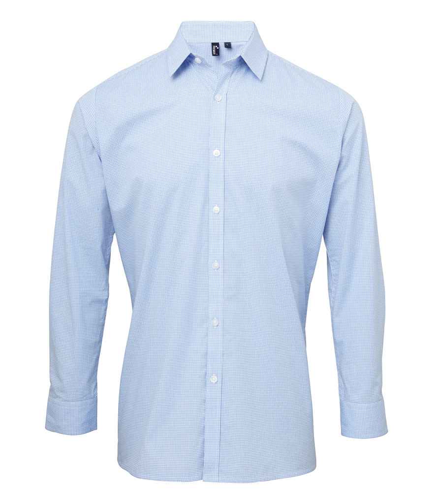 Premier Gingham Long Sleeve Shirt - FRONT