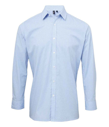 Premier Gingham Long Sleeve Shirt - FRONT