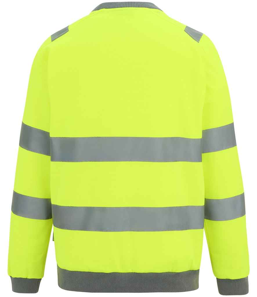 Regatta High Visibility Pro Contract Crew Neck Sweatshirt - BACK