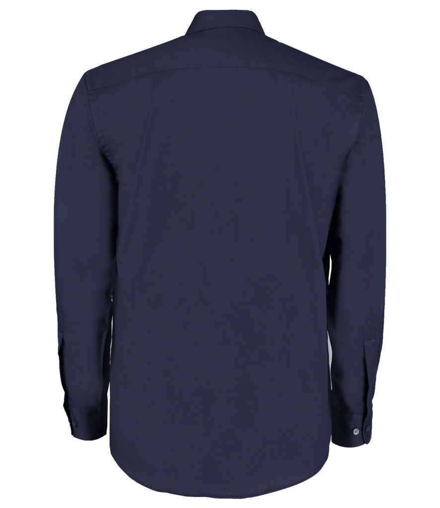Kustom Kit Long Sleeve Classic Fit Business Shirt - BACK