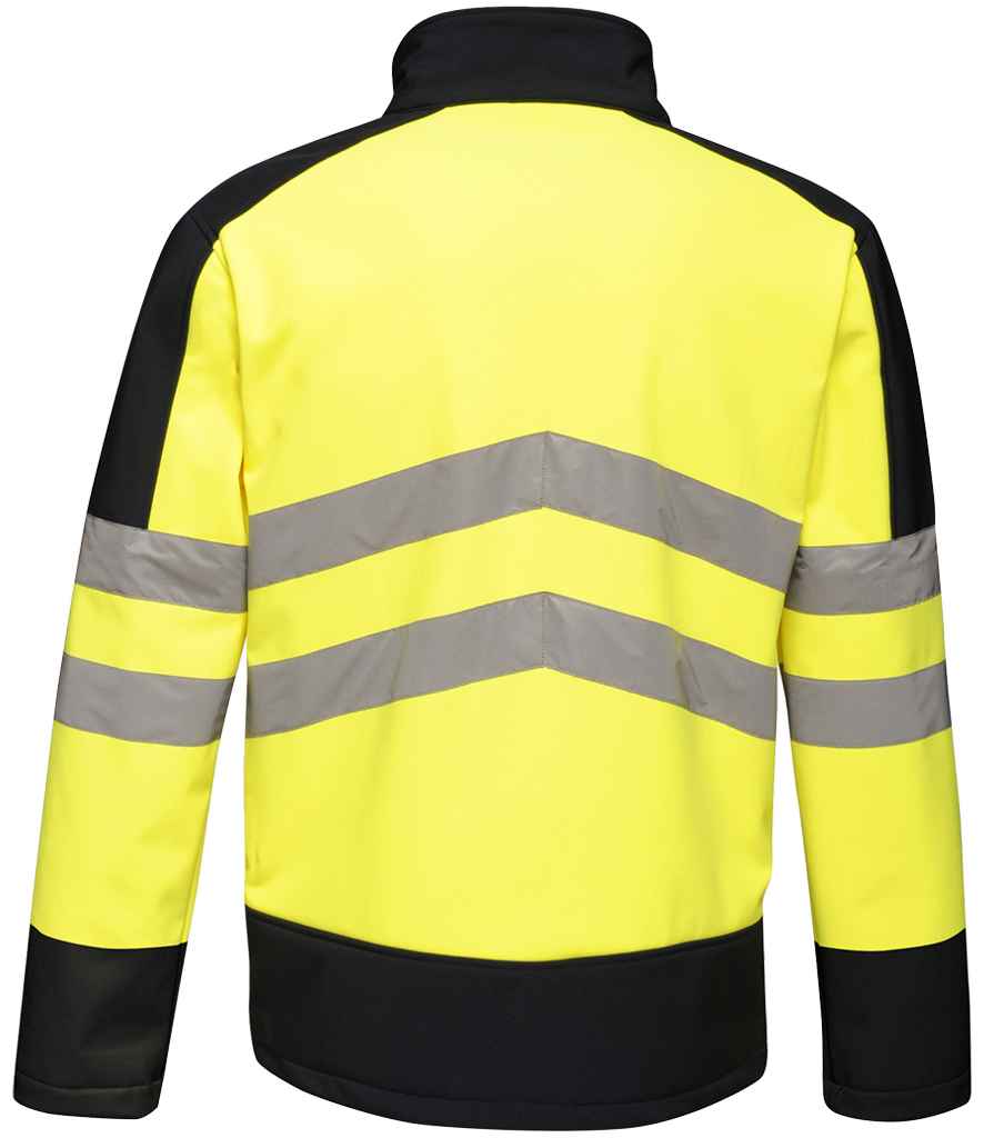 Regatta High Visibility Pro Soft Shell Jacket - BACK