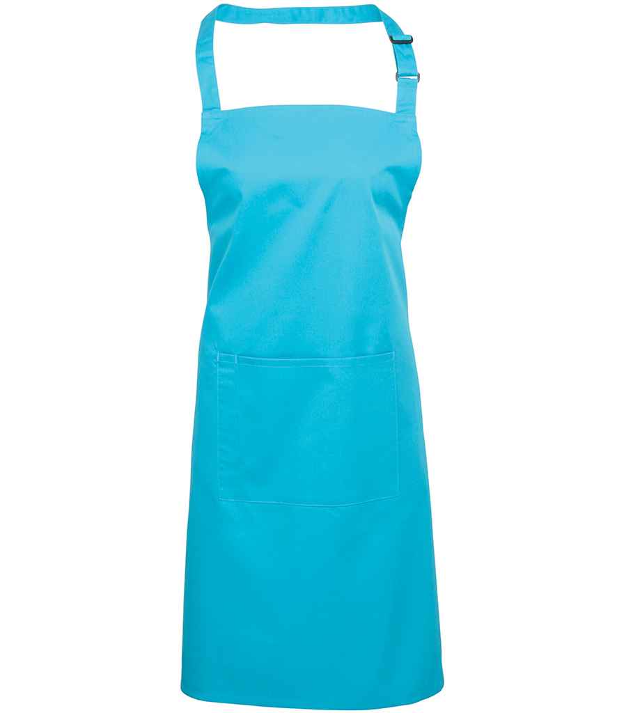 Premier 'Colours' Bib Apron with Pocket - FRONT