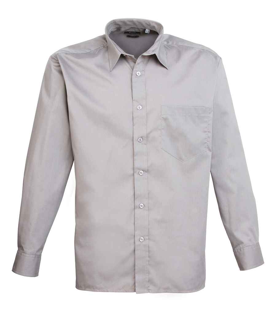 Premier Long Sleeve Poplin Shirt - FRONT