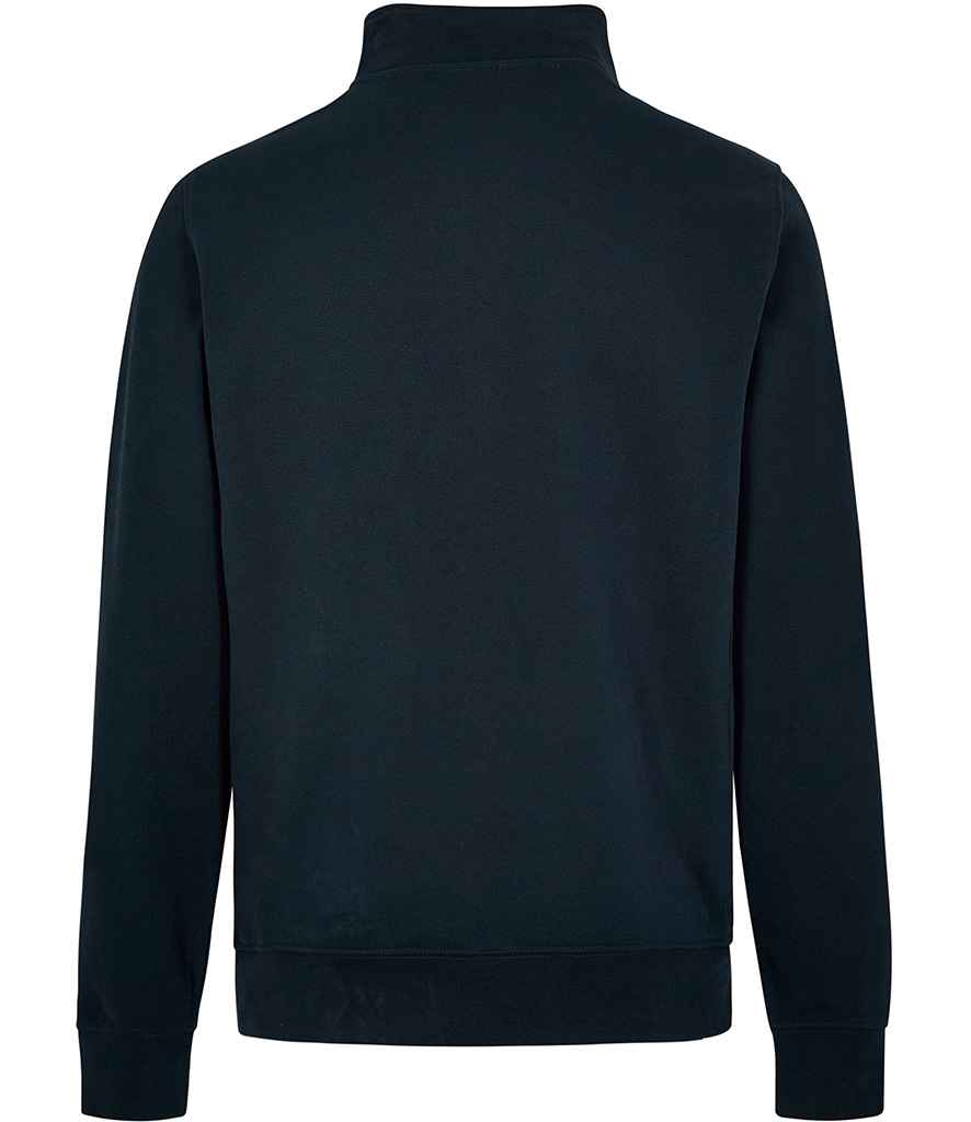 Kustom Kit Regular Fit 1/4 Zip Piqué Sweatshirt - BACK