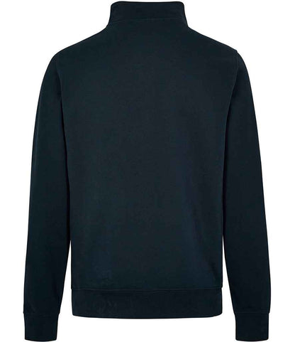 Kustom Kit Regular Fit 1/4 Zip Piqué Sweatshirt - BACK