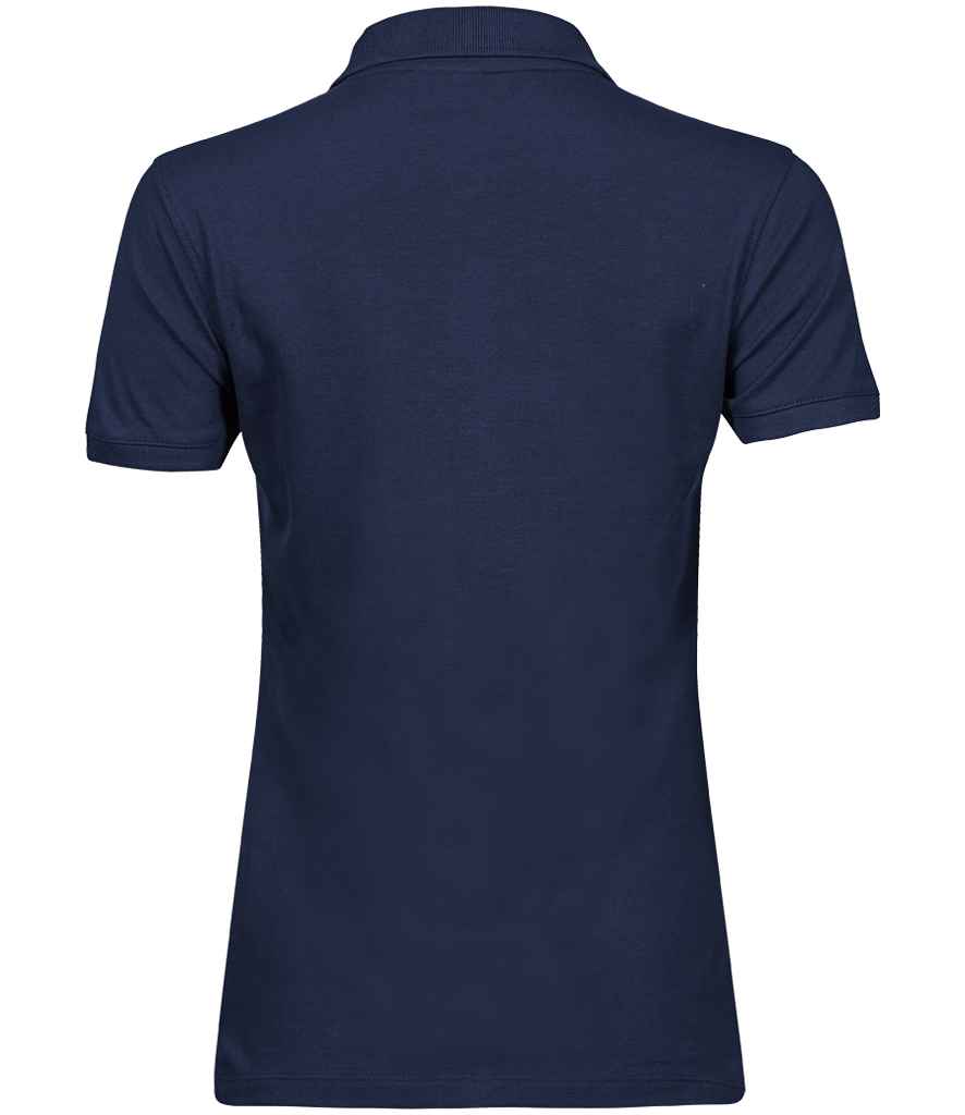 Tee Jays Ladies Heavy Cotton Piqué Polo Shirt - BACK