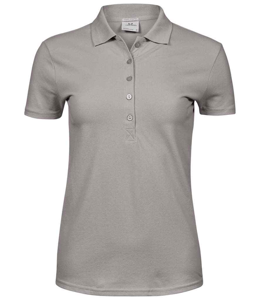 Tee Jays Ladies Luxury Stretch Polo Shirt - FRONT