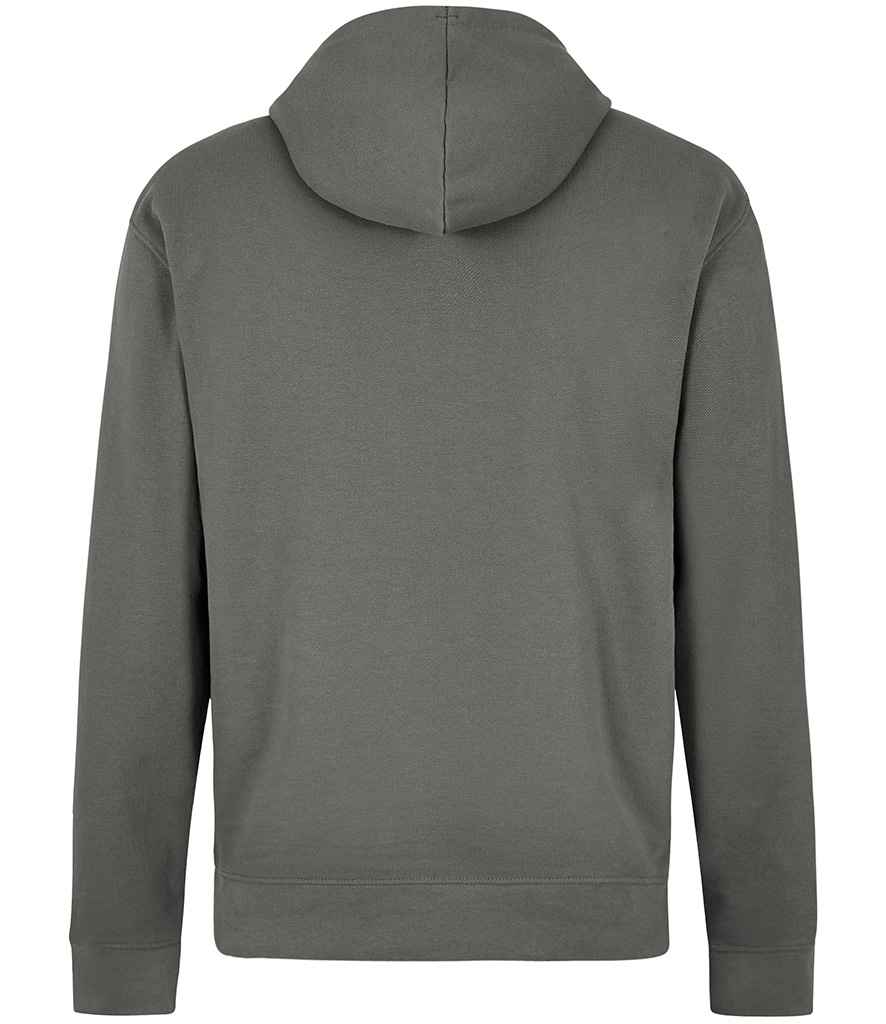 Kustom Kit Regular Fit Piqué Zipped Pocket Hoodie - BACK