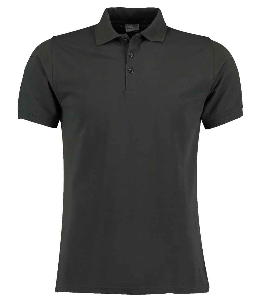Kustom Kit Klassic Slim Fit Poly/Cotton Piqué Polo Shirt - FRONT