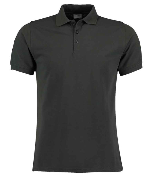 Kustom Kit Klassic Slim Fit Poly/Cotton Piqué Polo Shirt - FRONT
