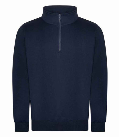 Pro RTX Pro 1/4 Neck Zip Sweatshirt - Navy - front