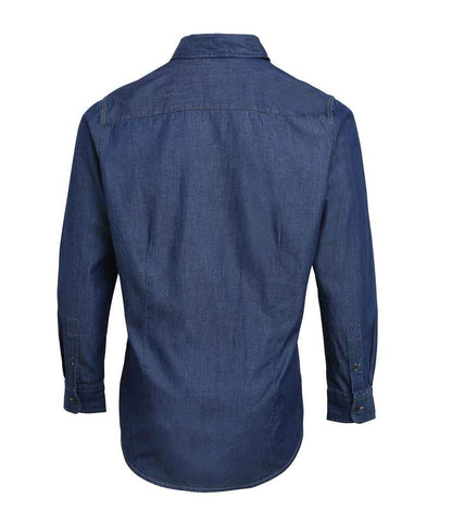 Premier Jeans Stitch Denim Shirt - BACK