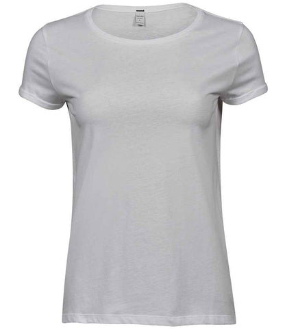 Tee Jays Ladies Roll-Up T-Shirt - FRONT