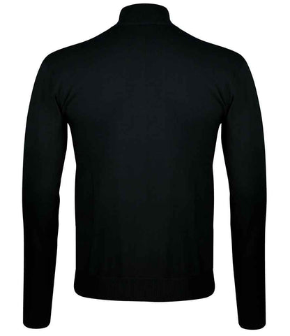 SOL'S SOL'S Gordon Full Zip Cotton Acrylic Cardigan - Black (10548)