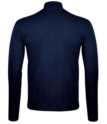 SOL'S SOL'S Gordon Full Zip Cotton Acrylic Cardigan - Navy (10548)